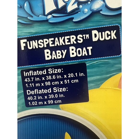 Bestway H2O Go!‎ Funspeakers  Interactive Duck Baby Pool Floaty Boat New - Picture 3 of 7